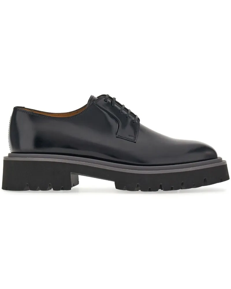 Ferragamo Klassische Derby-Schuhe - Schwarz Schwarz