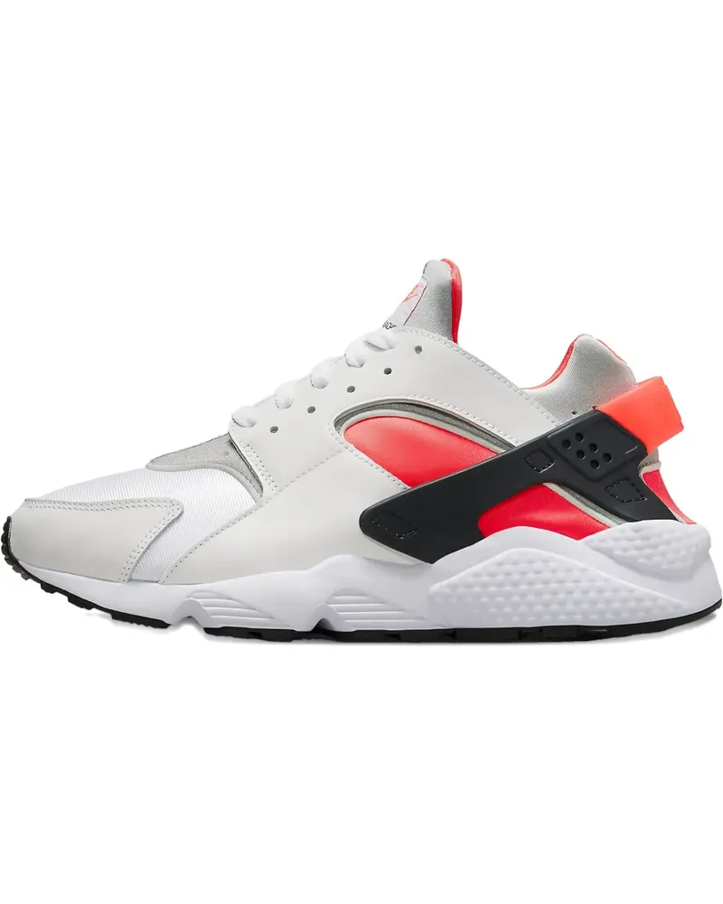 Nike Huarache Run "White/Solar Red" Sneakers - Weiß Weiß