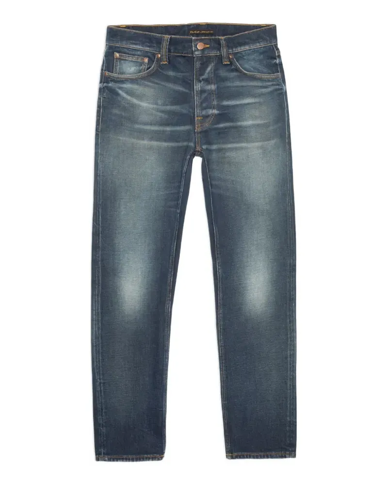 Nudie Jeans Solid Ollie Lost faded denim jeans - Blau Blau