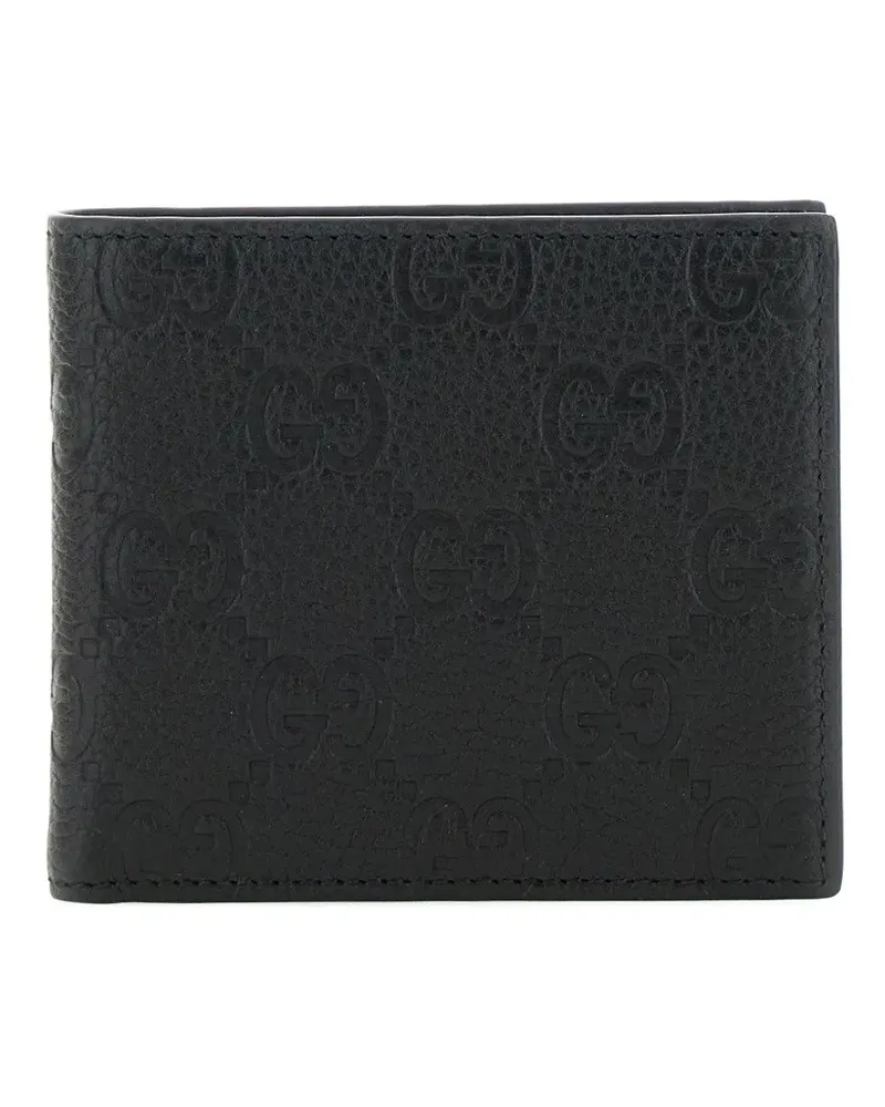 Gucci GG-embossed leather wallet - Schwarz Schwarz