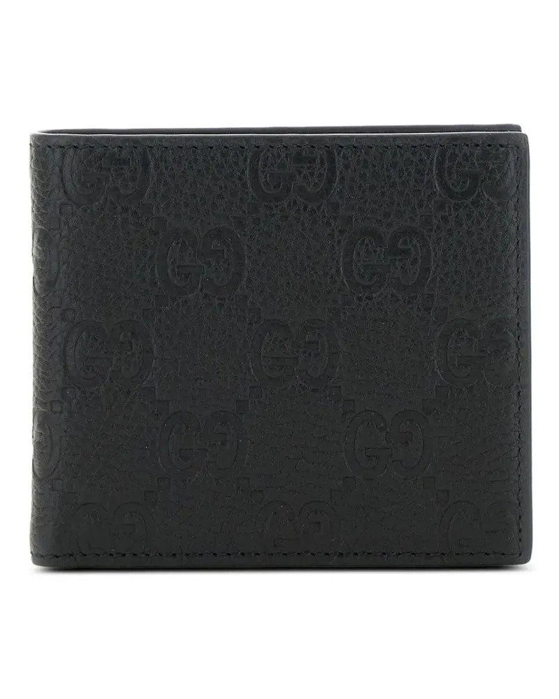 Gucci GG-embossed leather wallet - Schwarz Schwarz