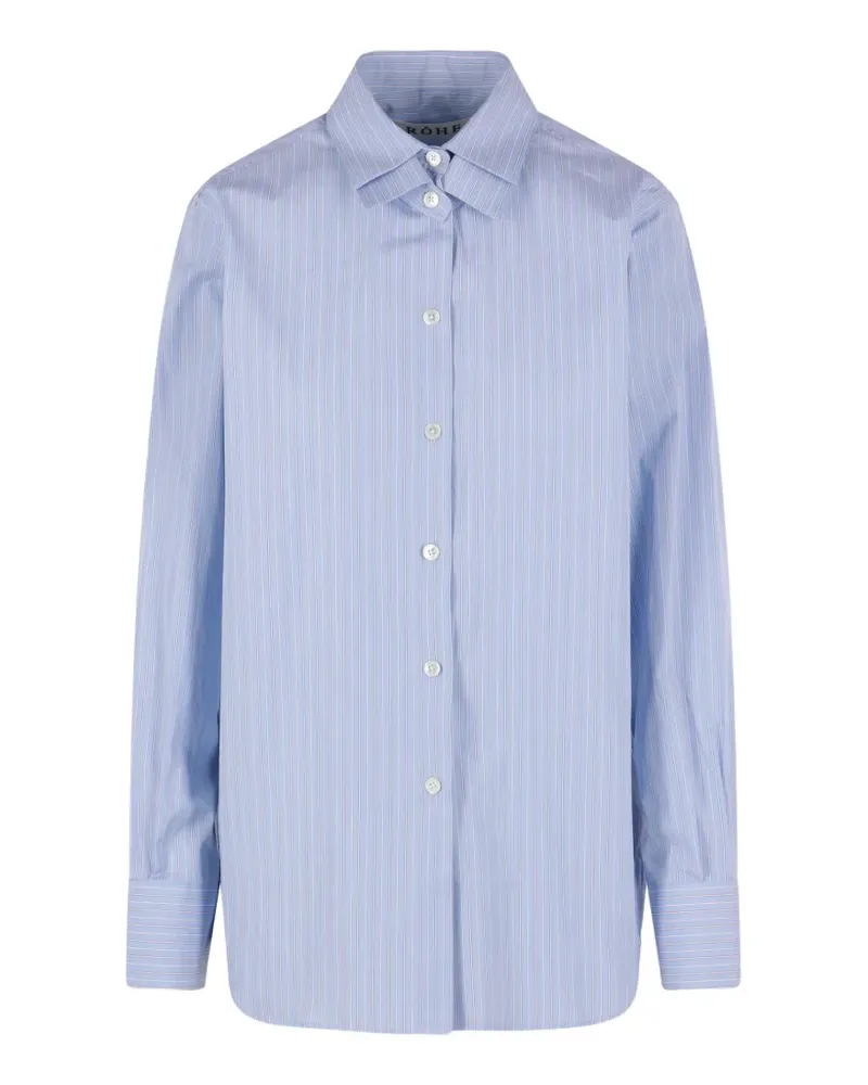 Róhe striped button-up shirt - Blau Blau