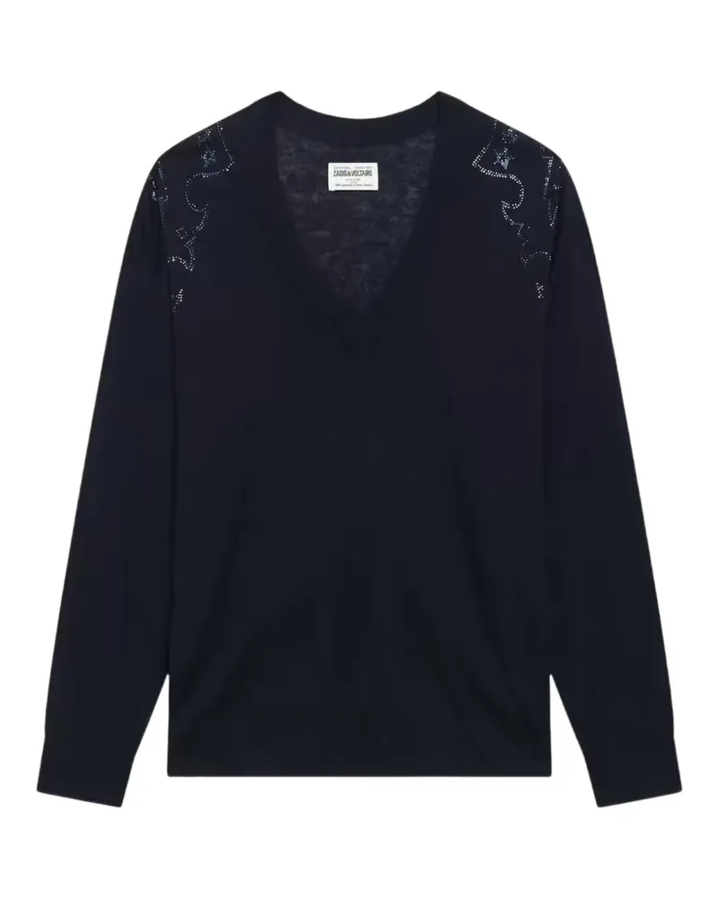Zadig & Voltaire Swyny Pullover mit Strassverzierung - Schwarz Schwarz