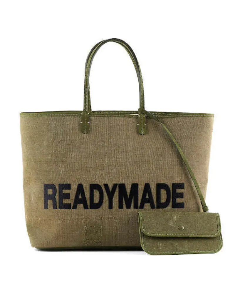 READYMADE Tote Bag mit Beutel - Nude Nude
