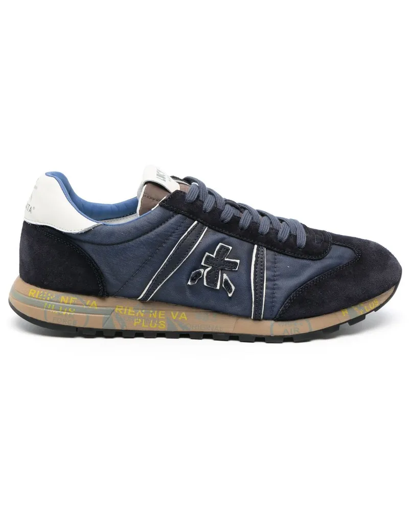 Premiata Lucy 6410 Sneakers aus Wildleder Blau