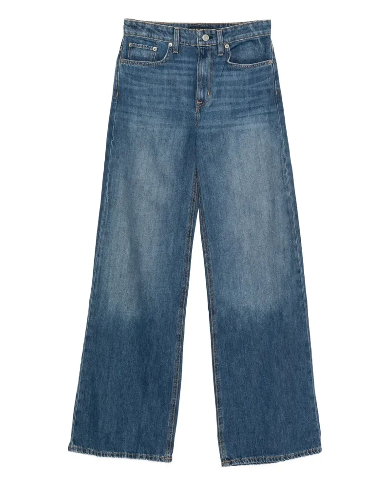 Ralph Lauren Jeans mit hohem Bund - Blau Blau