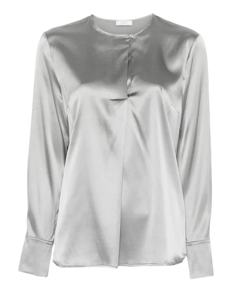 Peserico Klassische Bluse - Grau Grau