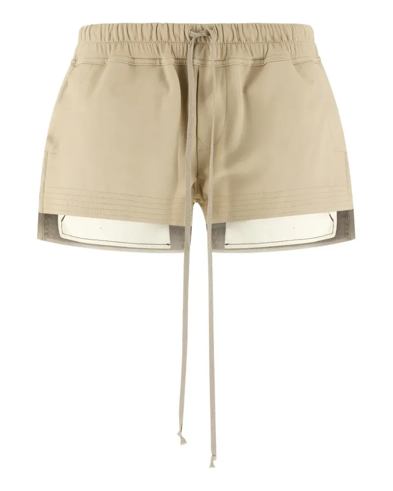 Rick Owens Fog Shorts mit Kordelzug - Nude Nude