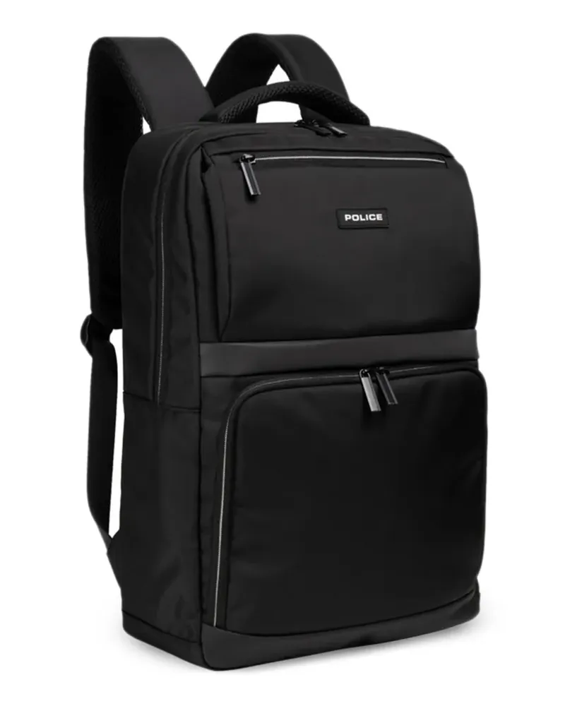 Police Niel Rucksack mit Logo-Patch - Schwarz Schwarz