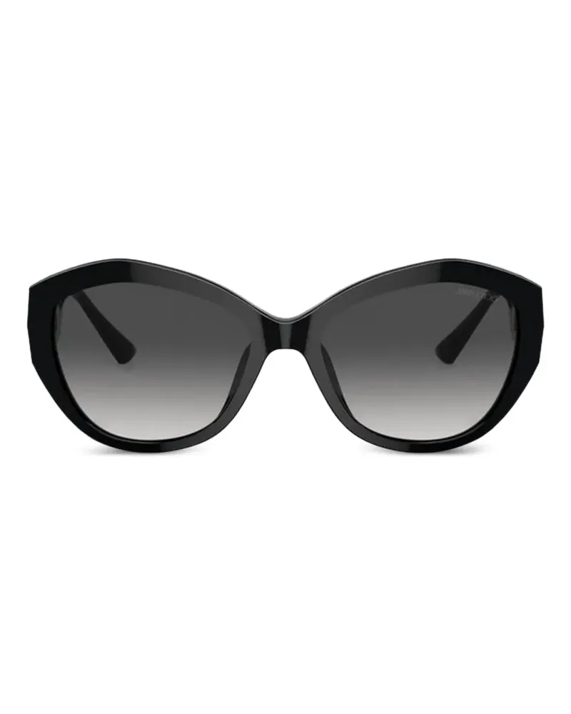 Jimmy Choo Sonnenbrille mit geometrischem Gestell - Schwarz Schwarz