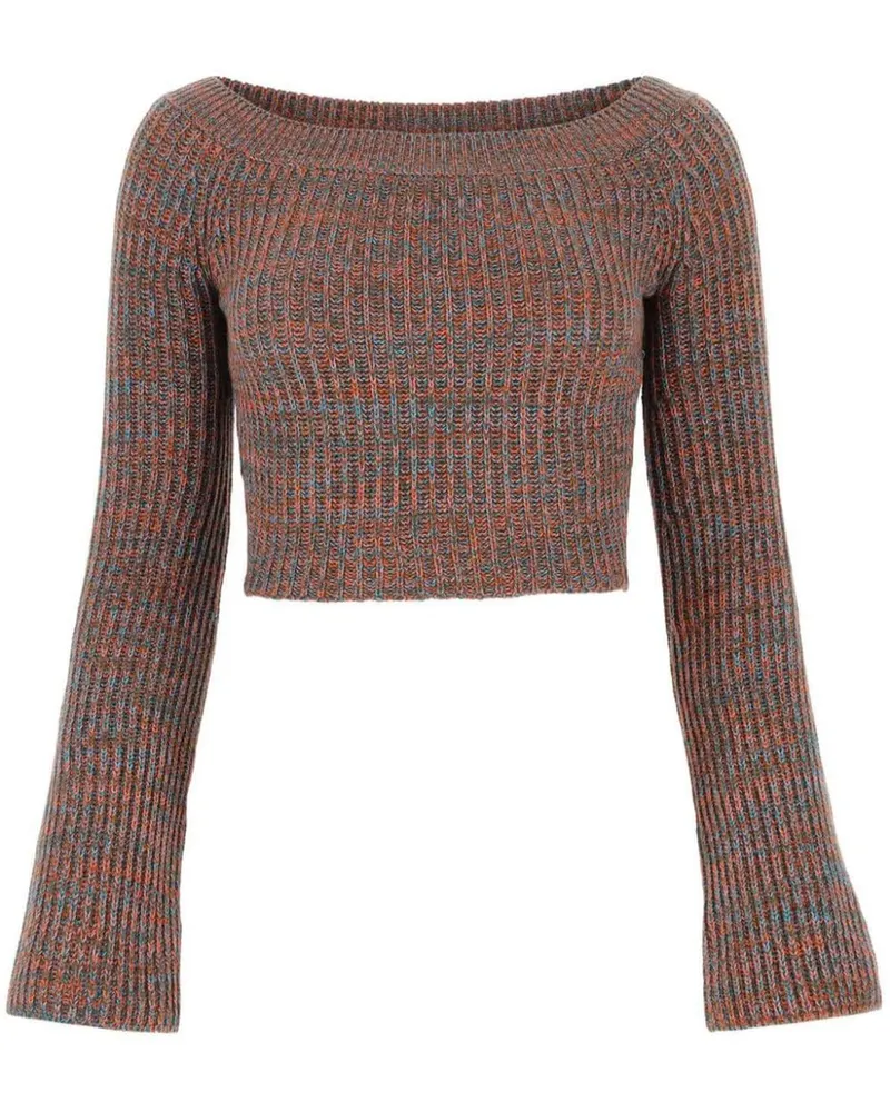 Chloé Cropped-Pullover - Rosa Rosa