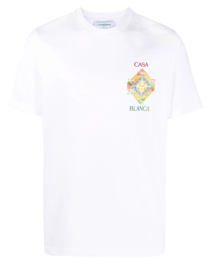 Casablanca Paris Les Elements T-Shirt Weiß