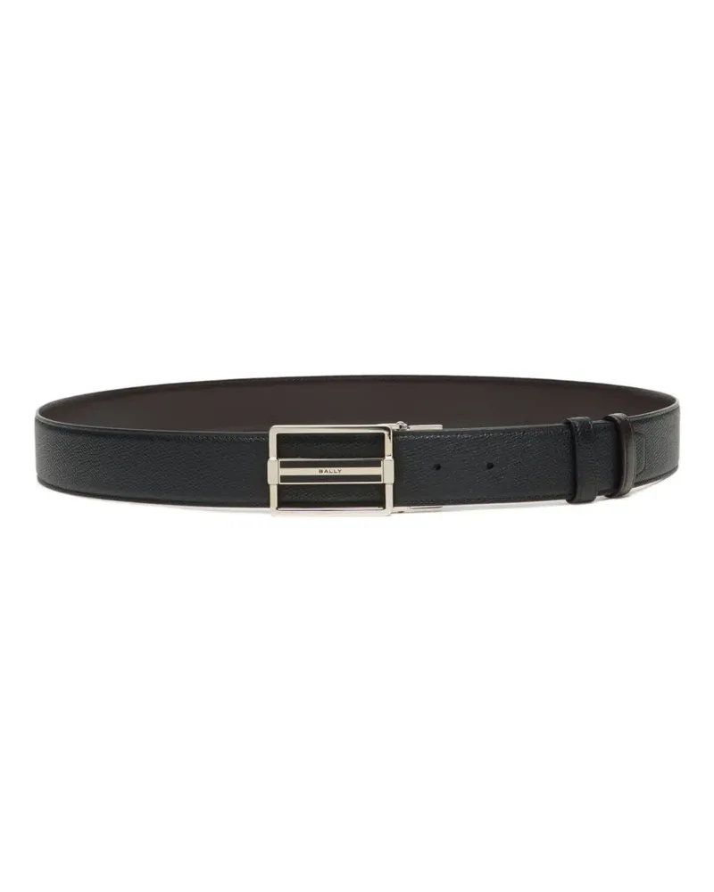 Bally reversible adjustable leather belt - Schwarz Schwarz
