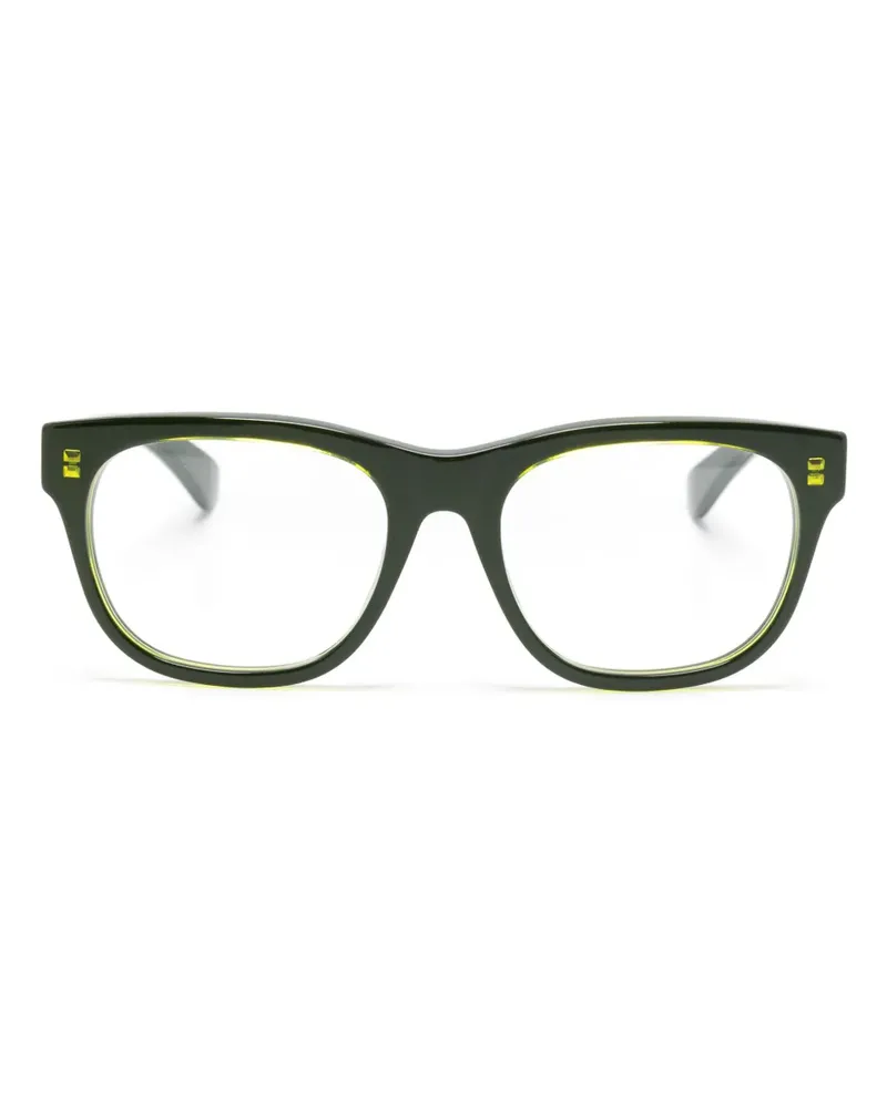 Gucci Brille mit eckigem Gestell - Grün Grün