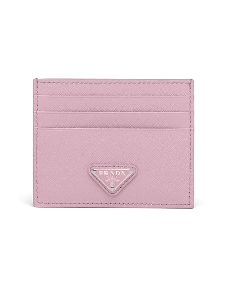 Prada Saffiano-Kartenetui - Rosa Rosa