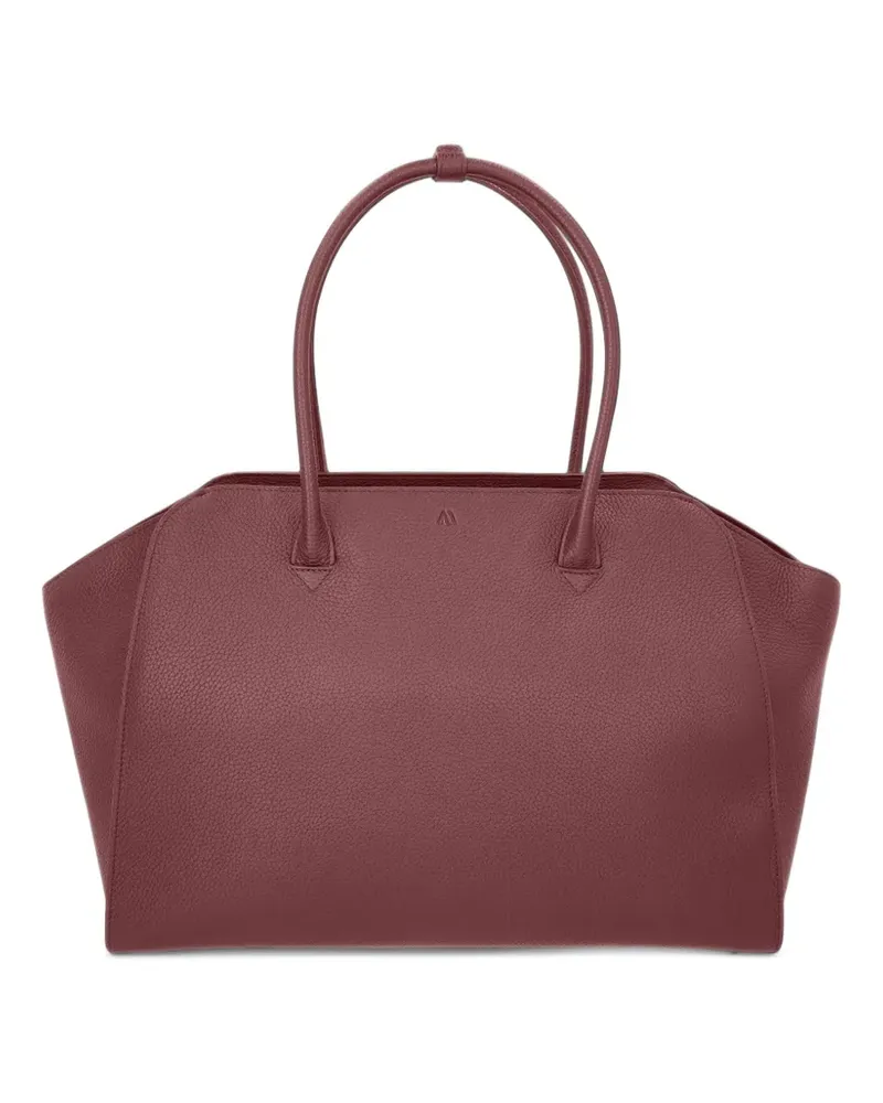 KAAI Voyager Tote Bag aus gekörntem Leder - Rot Rot