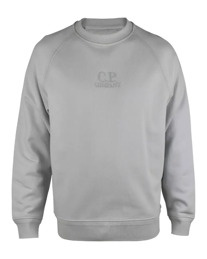 C.P. Company Pullover mit Logo-Stickerei - Grau Grau