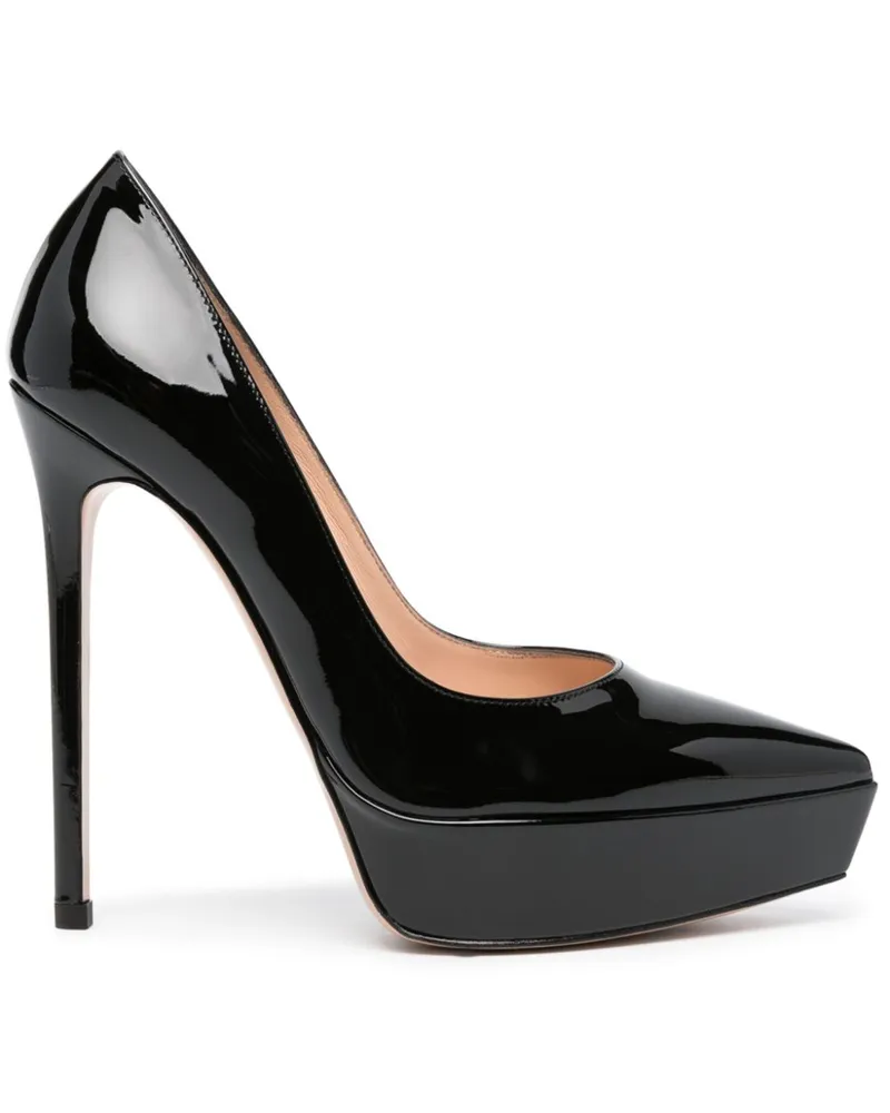 Gianvito Rossi Pumps aus Lackleder 135mm - Schwarz Schwarz