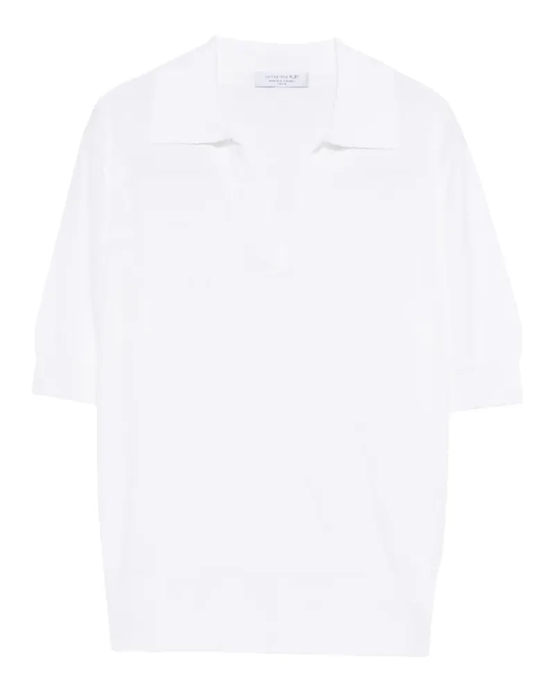 Daniele Fiesoli T-Shirt mit V-Ausschnitt - Weiß Weiß