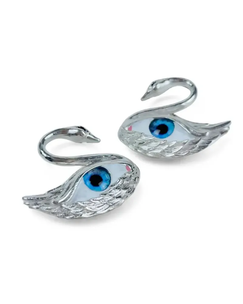 Vivetta swan brooch - Silber Silber