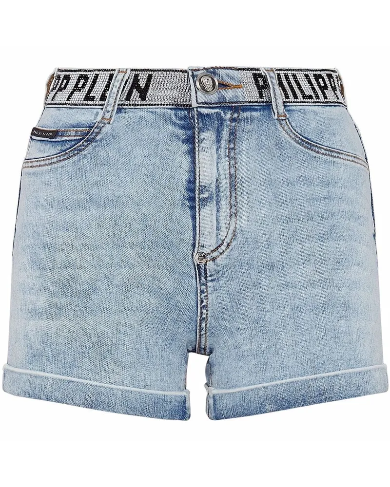 Philipp Plein Shorts mit Logo - Blau Blau