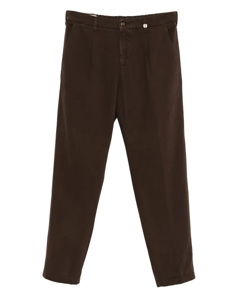 MYTHS Plissierte Hose - Braun Braun