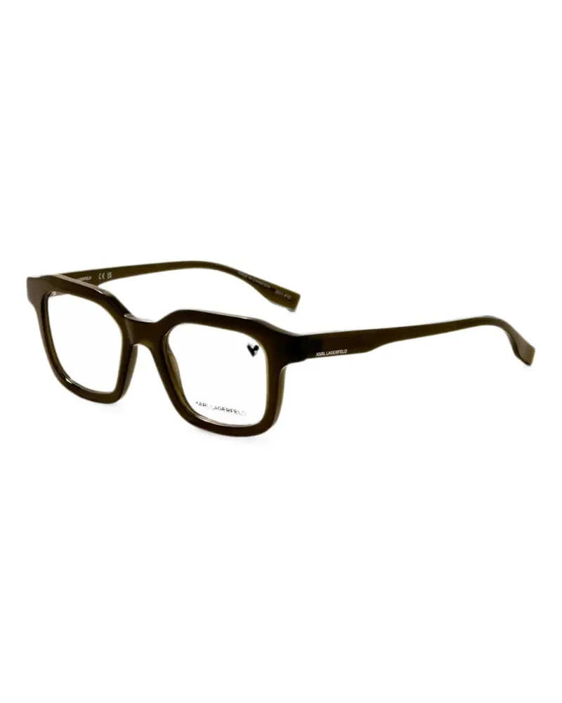 Karl Lagerfeld geometric-frame glasses - Grün Grün