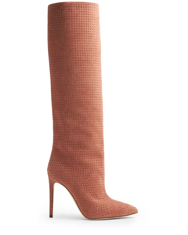 Paris Texas Stiefeletten mit Kristallen - Rosa Rosa