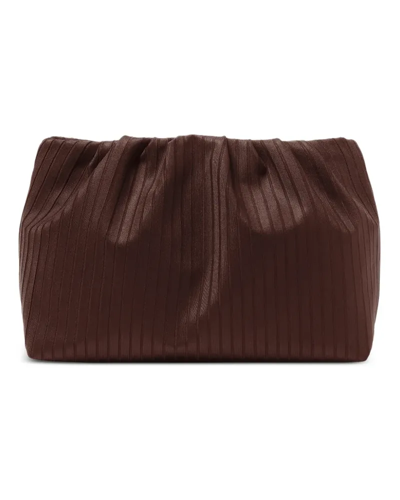 Eres Geraffte Soiree Paradise Clutch - Braun Braun