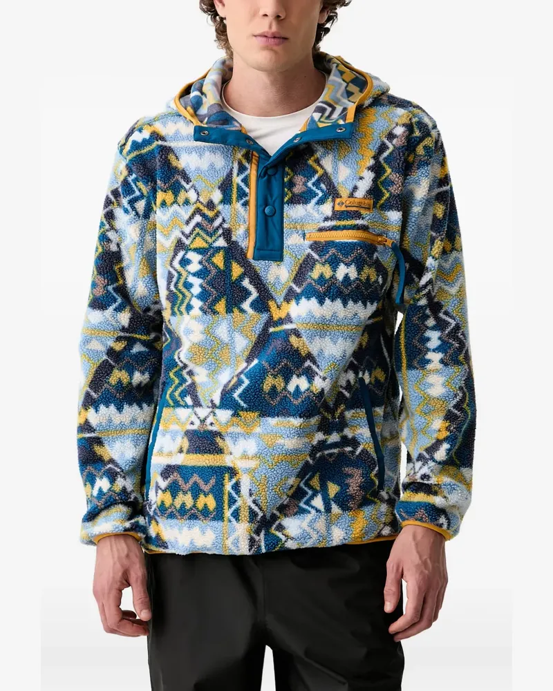 Columbia Sportswear Company Helvetia Hoodie aus Fleece mit geometrischem Muster - Blau Blau