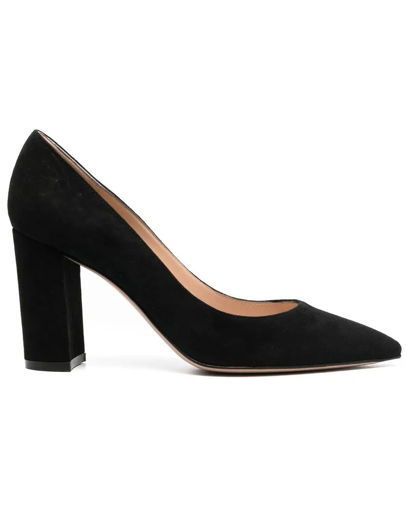 Gianvito Rossi Pumps mit Blockabsatz - Schwarz Schwarz