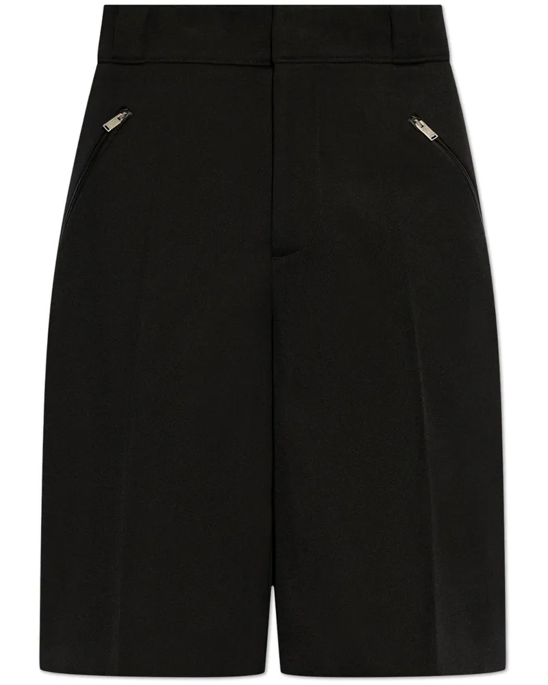 Alexander McQueen Shorts aus Wolle - Schwarz Schwarz