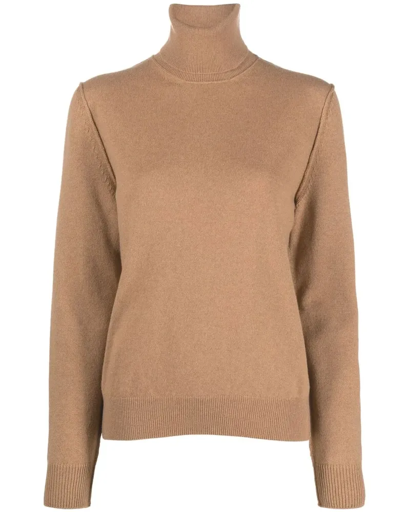 Maison Margiela Kaschmirpullover mit Rollkragen - Nude Nude
