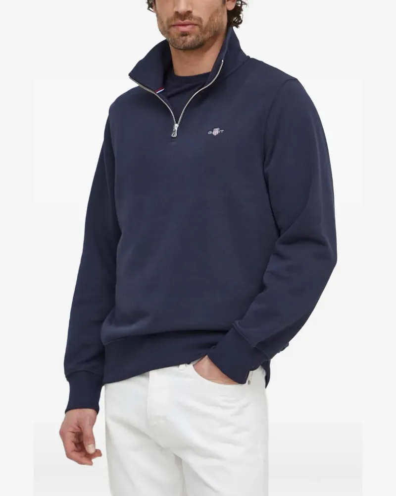 Gant half-zip sweater - Blau Blau
