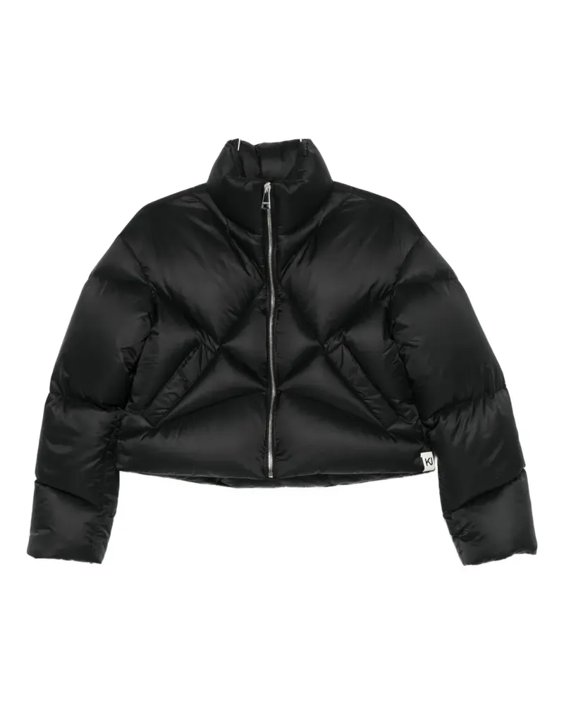 KHRISJOY quilted zip-fastening jacket - Schwarz Schwarz