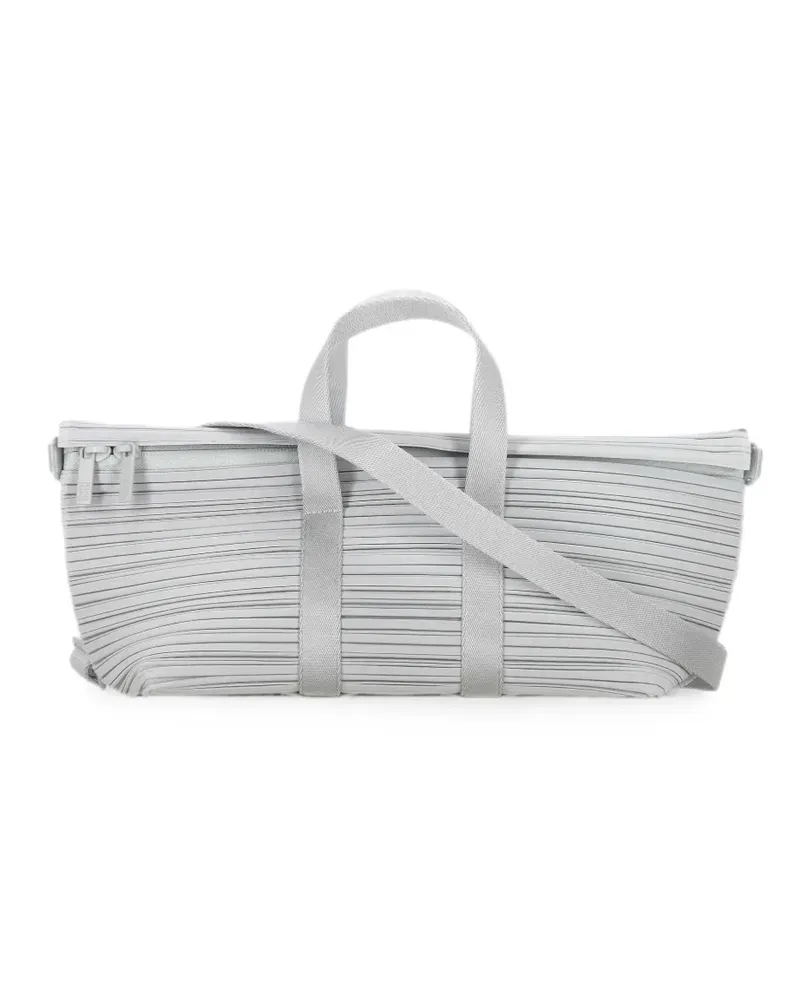 Issey Miyake pleated tote bag - Grau Grau