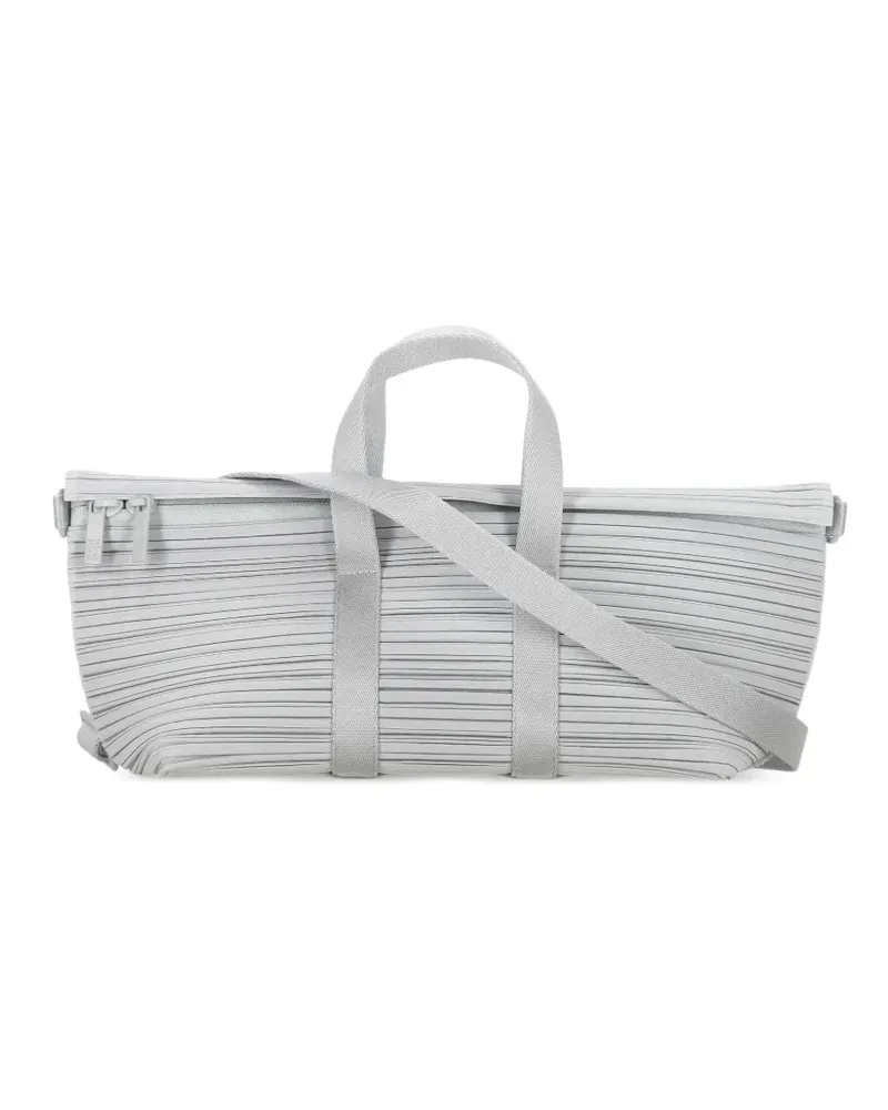 Issey Miyake pleated tote bag - Grau Grau