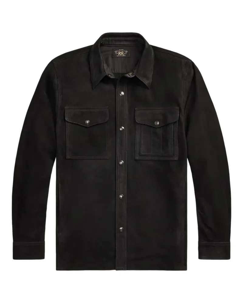 Ralph Lauren Hemd aus Wildleder - Schwarz Schwarz