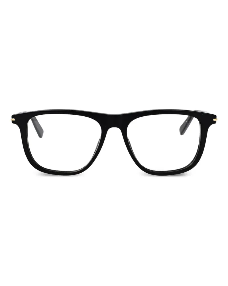 Gucci rectangle-frame glasses - Schwarz Schwarz