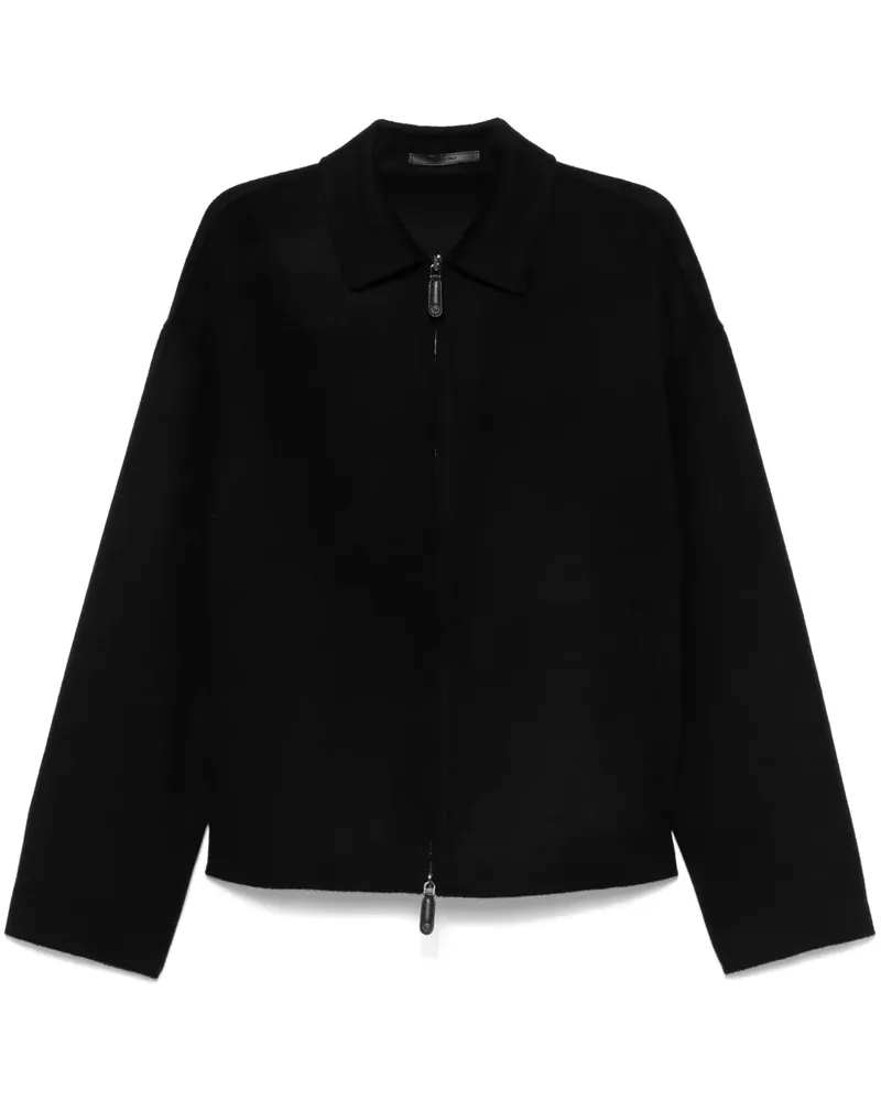 Giorgio Armani Jacke mit Reißverschluss - Blau Blau