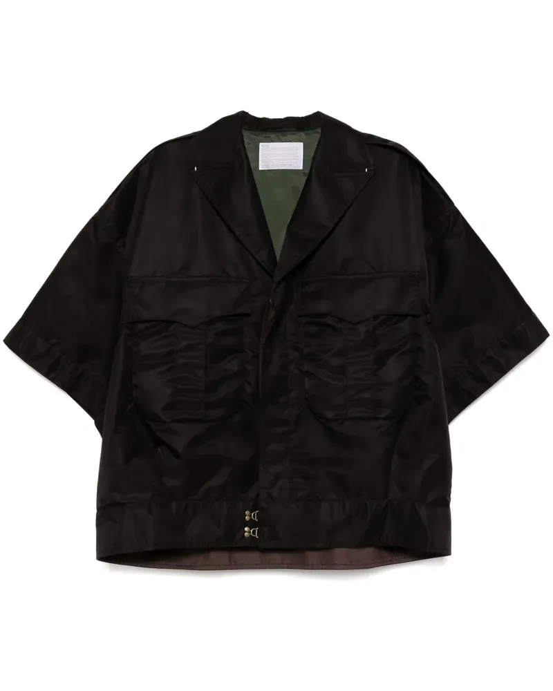 kolor Jacke mit Knopfleiste Schwarz