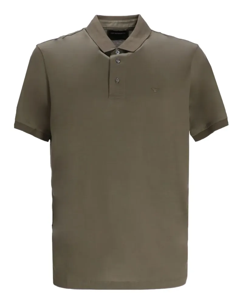 Emporio Armani Poloshirt mit Knopfleiste - Grün Grün