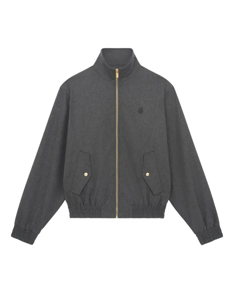 Drôle de Monsieur Graue Flanelljacke Grau