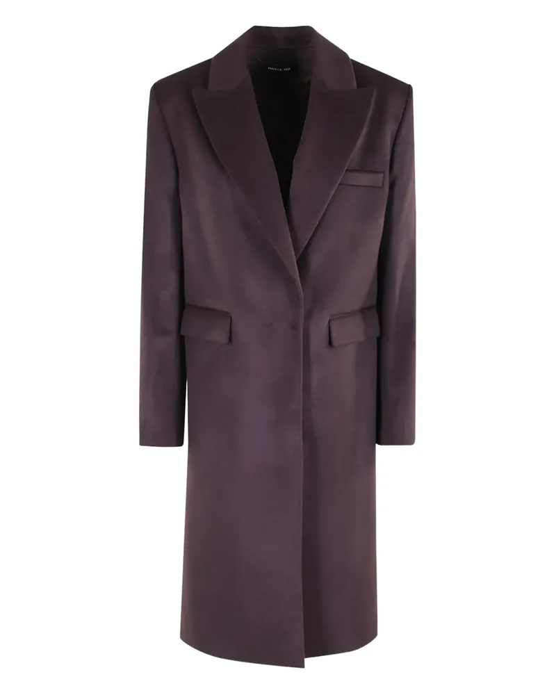 Federica Tosi peak-lapel coat - Violett Violett