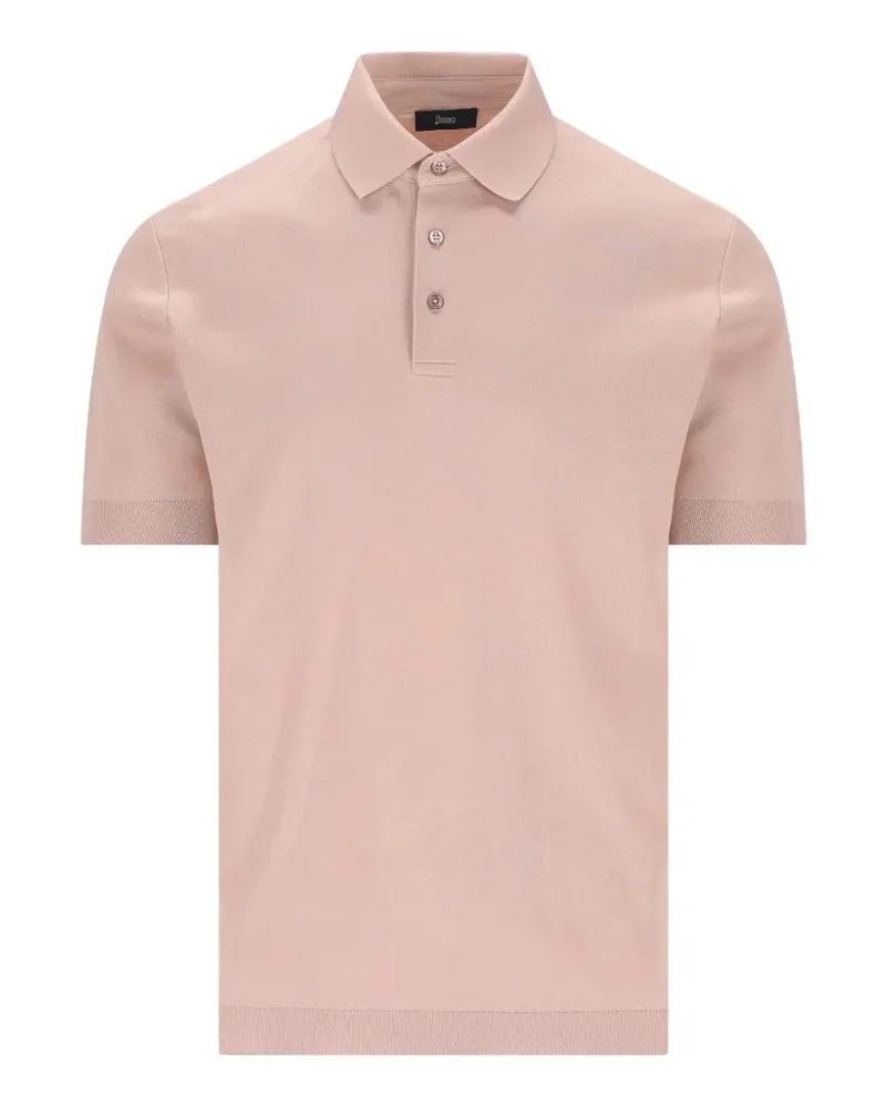 Herno buttoned polo shirt - Rosa Rosa
