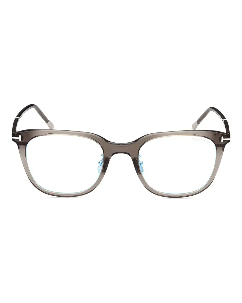 Tom Ford Brille mit eckigem Gestell - Grau Grau