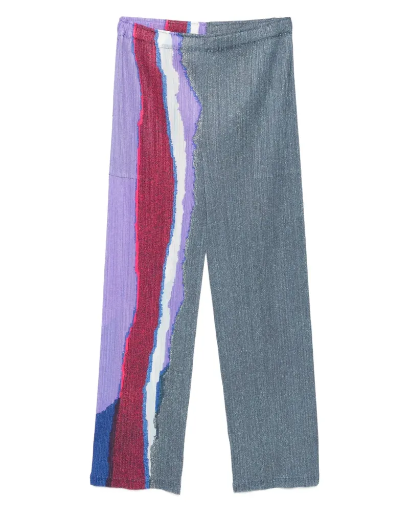 Issey Miyake Hose mit Falten - Blau Blau