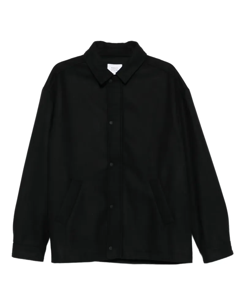 Kitsuné Jacke mit lockerem Schnitt - Schwarz Schwarz