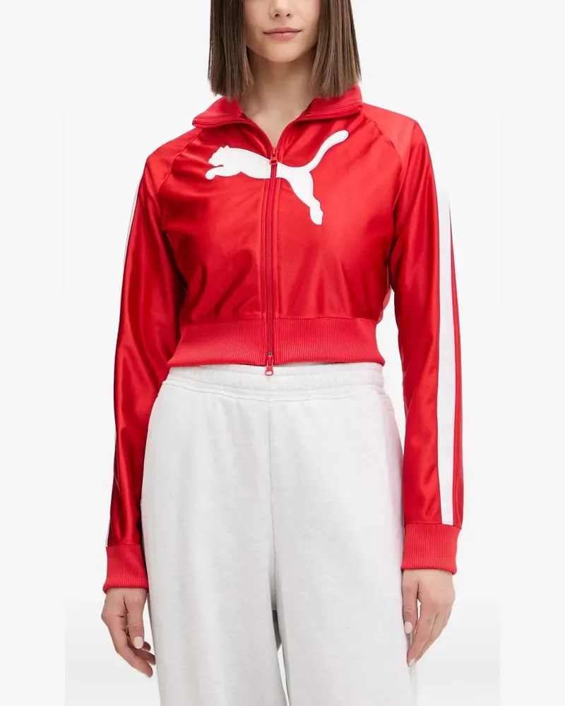Puma Sportjacke mit Seitenstreifen - Rot Rot