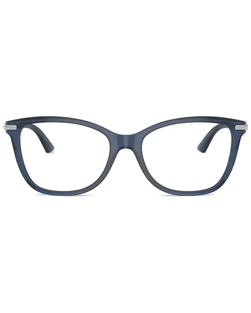 Jimmy Choo Brille mit eckigem Gestell - Blau Blau